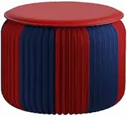 Household Environmentally Friendly Shoe-Changing Stool, Load-Bearing 300KG, Height 23Cm Diameter 30Cm, Folding Size 23 * 15Cm,Pink