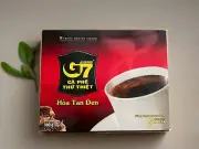 Trung Nguyen G7 Instant Pure Black Coffee 50 Bags x 2g VietsWay Seller
