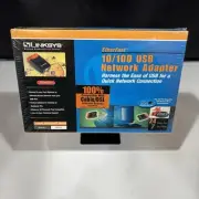 LINKSYS EtherFast 10/100 USB Network Adapter USB100TX New Sealed Unopened