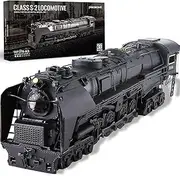 Piececool 3D Metal Puzzles Class S-2 Locomotive 3D Metal Model Building Kits Challenging Train DIY Crafts Best Birthday Christams GiftsKits