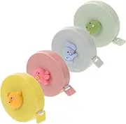 COHEALI 4pcs Measuring Tape Cute Measures Tape Retractable Body Measuring Tape Tailor Measuring Tape for Sewing