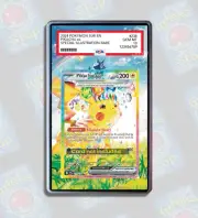 Pikachu ex SAR PSA CGC Beckett | Extended Art Display Case for Graded Pokémon Su