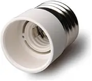 E-simpo® 6pcs E27 to E14 Adapter, E27 to E14 Lamp Base Converter, ES to SES Reducer, Allow You Install Chandelier lamp into E27 Edison Standard Socket