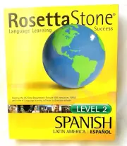 ROSETTA STONE Spanish Latin America Espanol Level 2