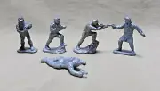 HAN & HOTH REBEL TROOPER Unpainted Prototype Figures Star Wars Micro Collection