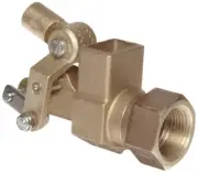 RF605T-1 RF605T High Turbo Series Bob Red Brass Float Valve, 1" NPT Female Inlet