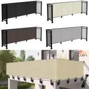 30in Balcony Privacy Fence Screen Deck Windscreen Mesh Shade Cover Outdoor Yard