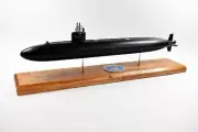 USS Norfolk (SSN-714) FLT I Black Hull Submarine Model,Navy,Scale
