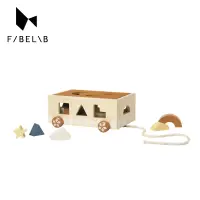 在飛比找蝦皮商城優惠-丹麥 Fabelab 形狀積木拉車 木頭玩具 兒童禮物