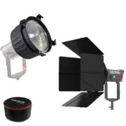 Aputure F10 Fresnel Lens + Barn doors Bowens Mount For LS 600d Pro 300D II 300X