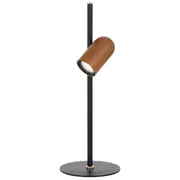 Kindle Timber Look Table Lamp Modern Metal Adjustable Desk Lights Telbix Lighting