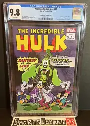 Amazing Spider-Man #21 Mangiatordi Disney 100 Variant Incredible Hulk #1 CGC 9.8