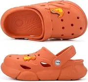 [UPSOLO] Boys Girls Clogs Kid's Garden Shoes Cute Cartoon Slides Sandals Slip-on Lightweight Indoor Outdoor Beach Water Shower Pool Slipper Children