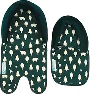 Keep Me Cosy™ Baby Head Support for Pram, Capsule & Car Seat (Twin Pack) - Woodland Friends