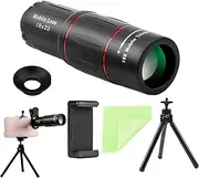 High Definition Monocular Telescope,18X25 Lightweight Monocular | High-Definition Optics for Bird Watching, Hunting, Hiking, and Camping
