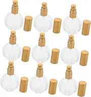 10pcs Glass Perfume Bottles Refillable Travel Atomizer with Fine Mist Spray Ergonomic Design for for Essential Oils and Daily Use