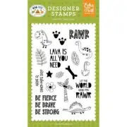 Echo Park Stamps Dino-Mite Be Fierce - New