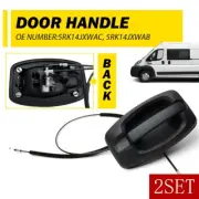 2PCS Side Sliding Door Handle & Cable Assy LH=RH For 2014-22 Ram ProMaster Van B