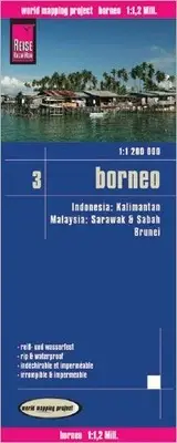 BORNEO 1:1,200,000 (MALAYSIA, INDONESIA, BRUNEI) TRAVEL By Reise Knowhow **NEW**