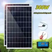 Solar Panel Kit Complete Polycrystalline USB Power Portable Outdoor Rechargeable