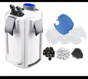 SunSun HW-703B 370 GPH 4-Stage External Canister Filter with 9W UV Sterilizer