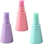 Oil Bottle Brush Set BBQ Basting Brush for Baking Cooking Dishwasher Safe BBQ Accessories