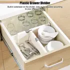 AU Adjustable Clapboard Home Kitchen Drawer Divider Partition Storage Organizer