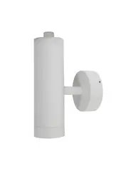 MFL By Masson Artisan LED Colour-Shifting Cylinder Wall Bracket with Dimmer in White