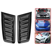 2×Car Hood Vent Scoop Air Flow Intake Louvers Cooling Vent Bonnet Decorative