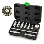 10PCS 3/8" Drive Magnetic Spark Plug Socket Set, Swivel Spark Plug Socket, 9/...