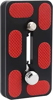 Haoge QR-70S Tripod Arca Plates 70mm Universal Arca Swiss Quick Release Plate for Tripod Ball Head with Hand-Adjustable Stainless Steel Screw of 1/4" and 3/8" (New Version)