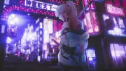 Anime girls zero two darling franxx cyberpunk japan playmat gaming mat