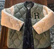 NWT Zara Colorblock Quilted coat jacket size 13 14