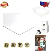 Rigid White Foam Board, 10 Sheets, 20" x 30" - Perfect for Exhibits & Projects