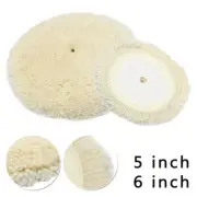 White Auto Polishing Bonnet Buffing Wax Buffer Waxing Pad Care Polisher Paint