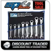 SP Tools 8 Piece Flexhead Metric Geardrive Wrench Spanner Set Jumbo - SP10318