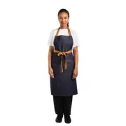 WHITES BIB APRON BLUE DENIM - 700 X 1000MM B980