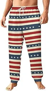 [Generic] Men's Sweatpants, Symmetrical Starry Stripes-21, Polyester Joggers, Sweatpants Jogging Pants for Workout Running