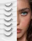 False Eyelashes Mink Fluffy Lashes Lifting Effect False Lashes Natural Look Faux