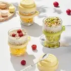 with Spoon Breakfast Cup Food Storage Container Oatmeal Cereal Nut Yogurt