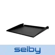 1U 1RU 19in x 381mm (15in) Solid Cantilever Steel Shelf For Rack Server Cabinet