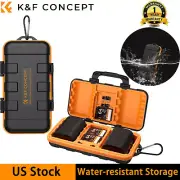 K&F Concept Camera Battery SD Card Holder Water-resistant and Anti-shock Case