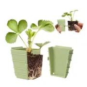 Green Bazzar Seed Starter Tray 20 Pieces Square 2.3'' Pots Reusable Gardening...