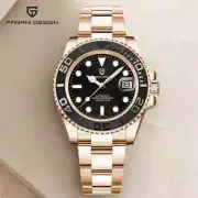 PAGANI DESIGN Men's Diver Watch Automatic Stainless 100M Waterproof Luminous NEW