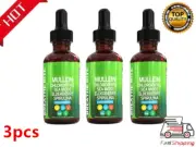 3PCS 60ml Mullein Drops, Lung Cleanse, Mullein Leaf Extract,Health Respiratory S