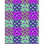 CORNELL NOTES NOTEBOOK: ABSTRACT X/BLUE GREEN PURPLE - LARGE 8.5