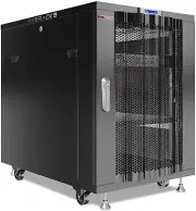 Sysracks 18U 32'' Deep IT Network Data Server Rack Cabinet Mesh Vented Door