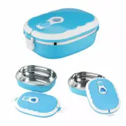 20cm Stainless Steel Insulated Lunch Box Bento Food Container Kids Ladies Lunch