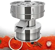 Automatic Sifter Electric,Vibrating Sieve Machine Without Sieve Electric Vibrating Sieving Machine Powder Screening Machine 304 Stainless Steel Lab Sieve Shaker Vibrating Screen