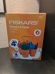 Fiskars 5" Rounded Kids Scissors Classpack Caddy, 24 Pack NEW School